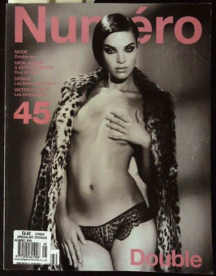 NUMERO #45 07/08 2003 Double LETICIA BIRKHEUER Kate Moss DARIA WERBOWY @ EXCLT