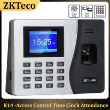 ZKTeco K14 Time Clock Biometric Fingerprint RFID Employee Time Attendance