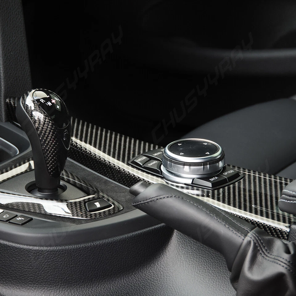 5D Carbon Fiber Pattern Interior DIY Vinyl Trim Decals For BMW X5 F15 14-18 A++ — 第 4/4 张图片