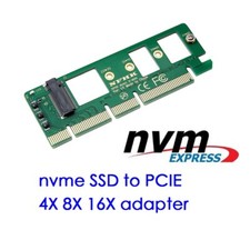 PCIe NVMe M.2 NGFF SSD to PCI-E PCI express 3.0 x4 x8 x16 adapter card new