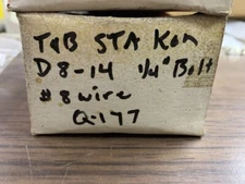 BOX OF 177 THOMAS BETTS STA-KON D8-14 RING AWG 7 8 9 TERMINALS   B125