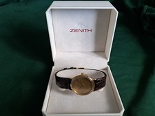 Zenith Mens Automatic Date Gold Dress Watch