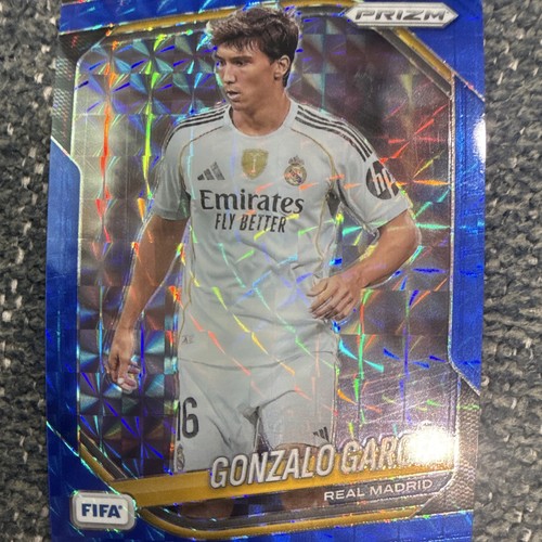 Panini Prizm FIFA 2025-26 Gonzalo Garcia #180 Blue Prizm /209 Real Madrid