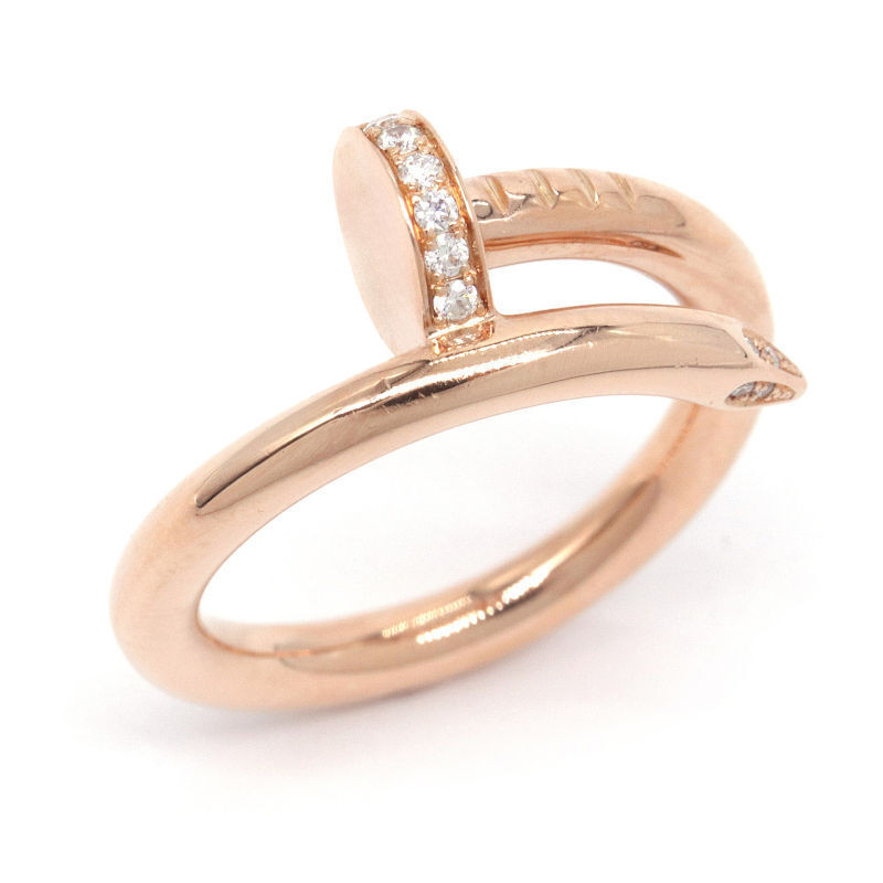 Cartier JUSTE UN CLOU Ring diamond K18PG US#6.5 P0031141 | eBay