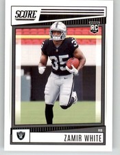 2022 Panini Score Zamir White RC #336 LV