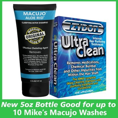 Macujo Aloe Rid 5oz & Zydot Ultra Clean Shampoo Kit - Deep Detox Shampoo