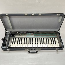 Used Korg Poly-800 Polyphonic Synthesizer Vintage Keyboard tested with Case