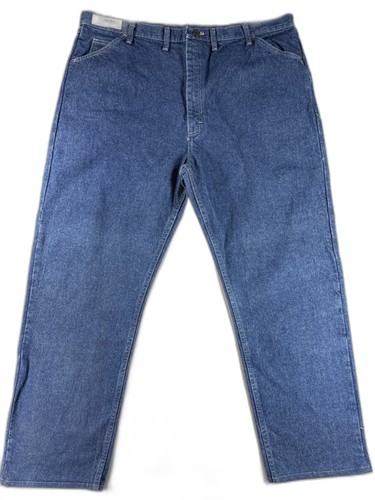 Bulwark FR Jeans Mens 46x32 Blue Denim Straight Leg Flame Resistant Made in USA