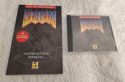 THE ULTIMATE DOOM PC Game CD ROM 1995 ID SOFTWARE Shooter MACINTOSH Excellent 