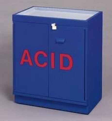SC8041 Full-Size Acid Storage Cabinet, Thirty 2.5 L Bottle Capacity