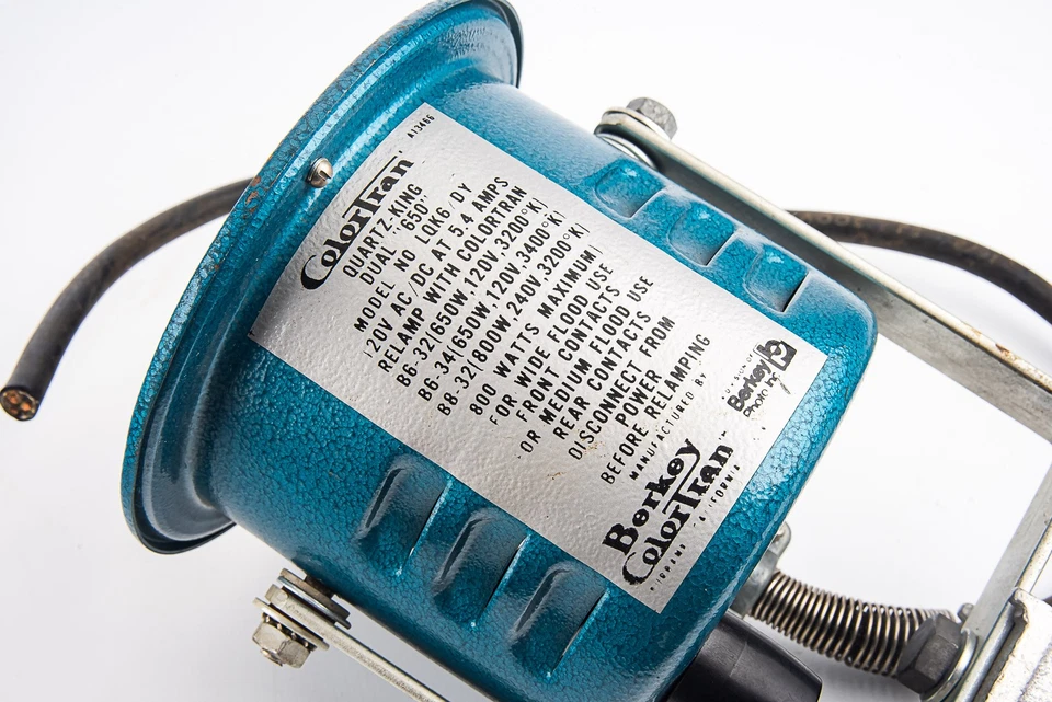 Berkey Colortran Quartz King Dual 650 Photo Video Studio Stage Light AS IS V19 - Image 2 of 4