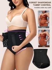Women High Waisted Butt Lifter Shapewear Panty Girdle Tummy Control Compression