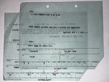 WW2 USMC Marine OSS in China 1940 Dated USS Chaumont Naval Messages Albert Moe