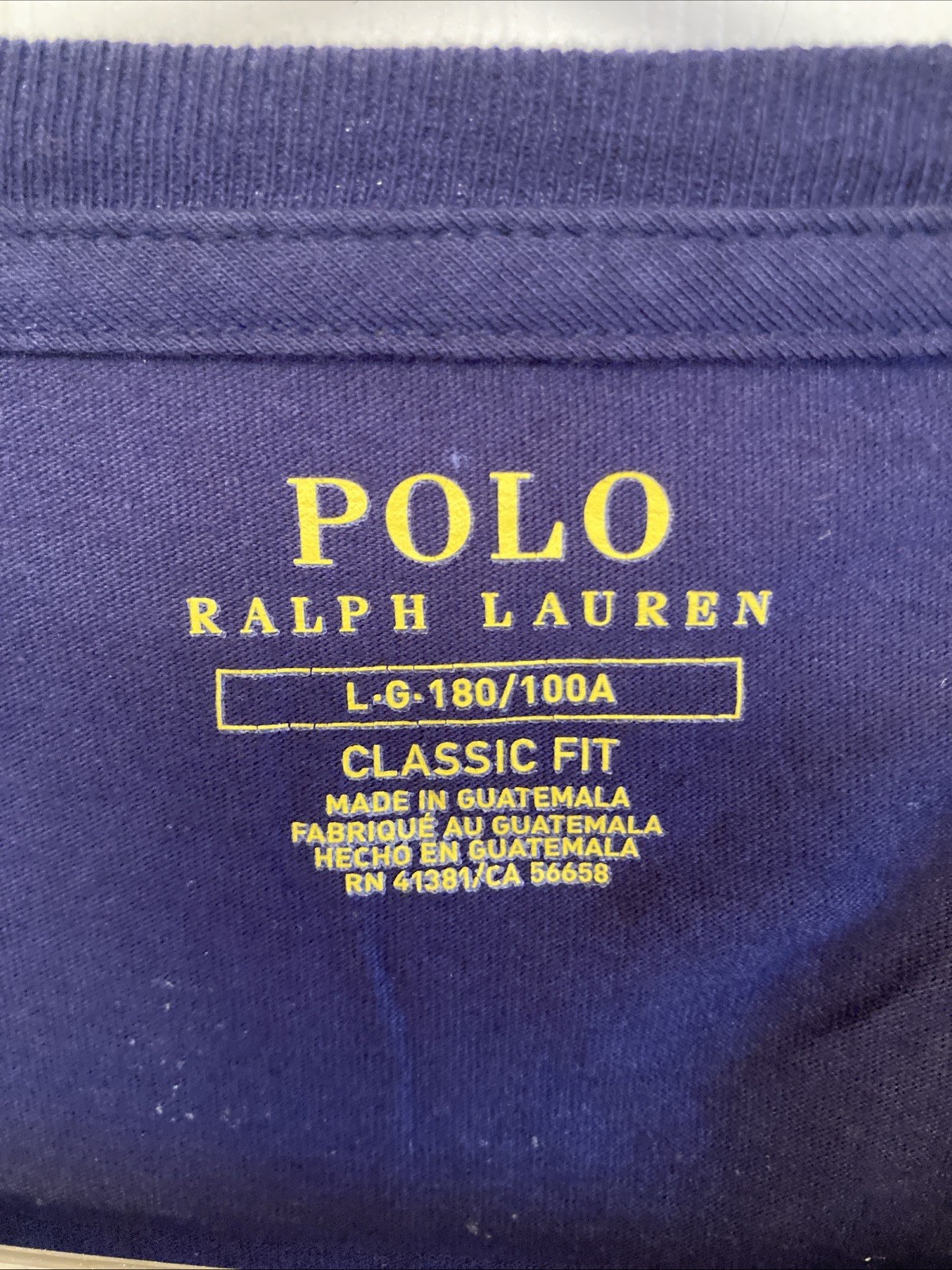 Polo uomo Ralph Lauren Rainbow Pony maglietta vestibilità classica taglia large usata in ottime condizioni