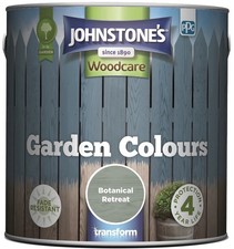 Johnstone's Woodcare Garden Colours Paint Botanical Retreat 2.5L Fade Resistant