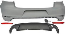 Stoßstange hinten für VW Golf 6 (5K1) GTI Optik ohne PDC Duplex Auspuff 2008-201