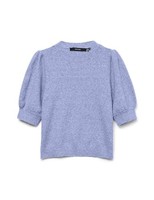 O-Neck Pullover Vero Moda Vmdoffy 2/4 ÄRmel Damen, GrößE M, Beige, Baumwolle