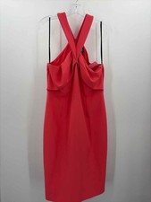 Pre-Owned Vince Camuto Orange Size 14 Midi Sleeveless Dress