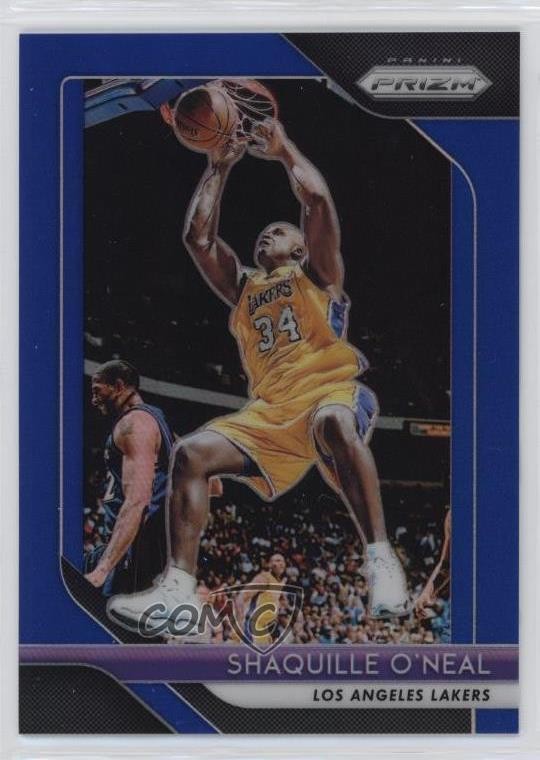 2018-19 Panini Prizm Blue Prizm /199 Shaquille O'Neal #35 HOF