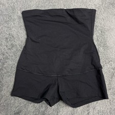 Maidenform Medium Shapewear W82107 Cool Comfort Firm High Waist Boyshort Black