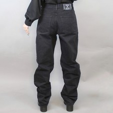 Vintage 90s Versace Jeans Couture Black Denim Jeans