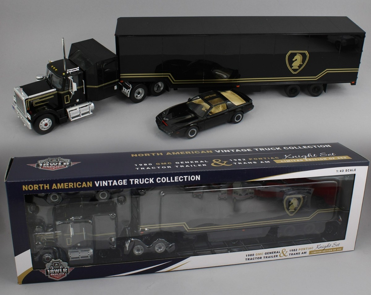 1:43 Iconic Replicas *KNIGHT RIDER* GMC General Semi Truck w/KITT