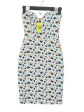 Oh My Love Bodycon Midi Dress XS in Blue