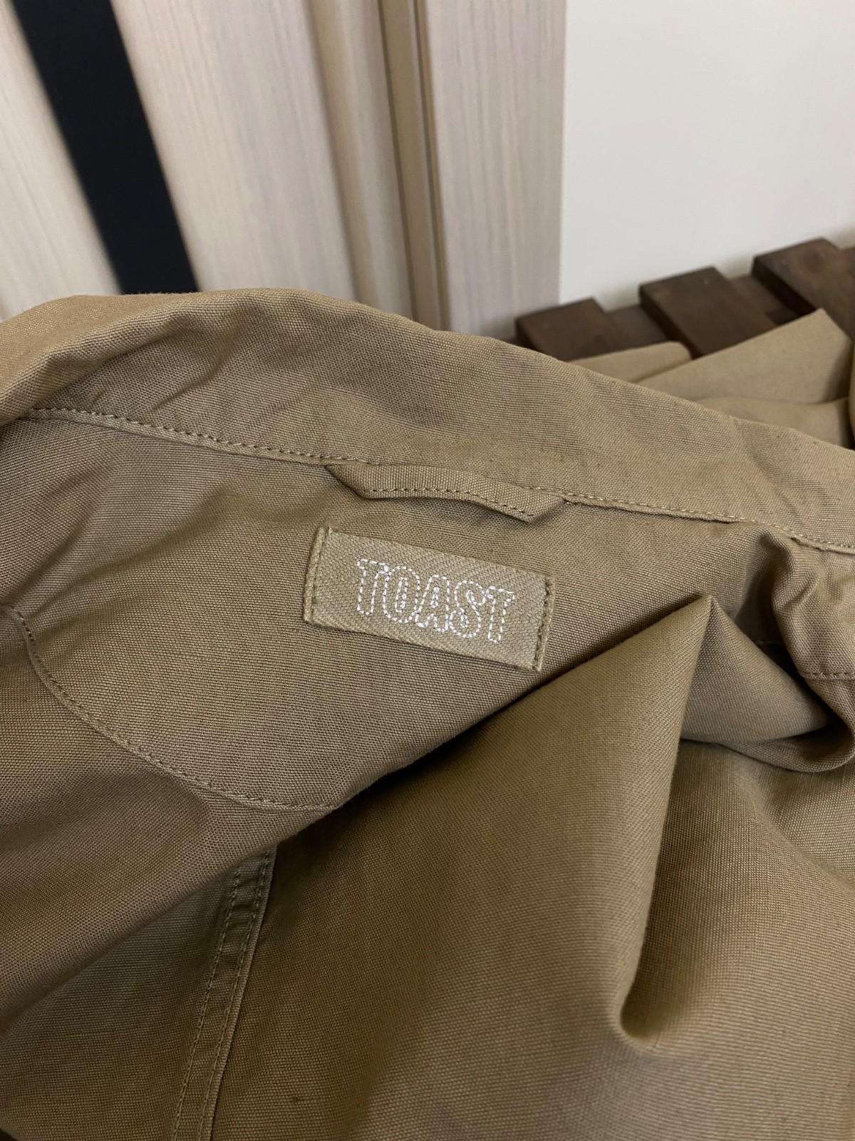 TOAST Cotton linen Canvas Workwear Jacket size 8