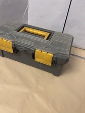 RIMAX Cali-Columbia caja de herramientas de plástico gris/amarillo usada, sucia