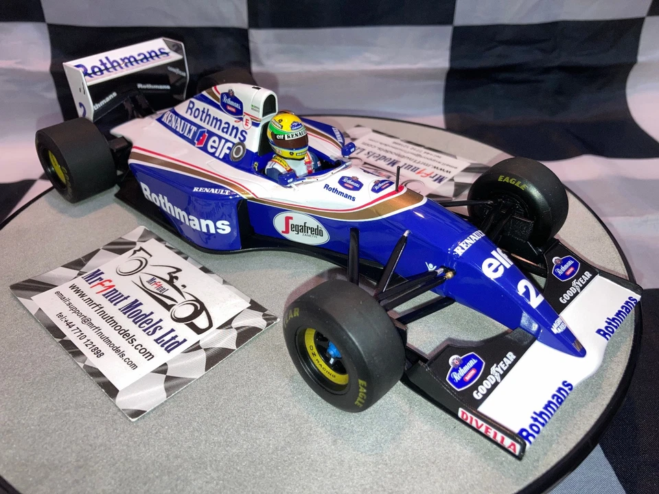 1:18 MINICHAMPS 540943832 Ayrton Senna Williams FW16 #2 San Marino Gp 1994 - Immagine 3 di 4