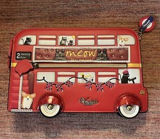 Vendula London Pink Ribbon Cats Corgis Bus Meow the Musical Crossbody Bag Purse