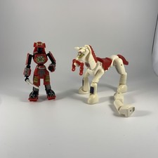 Stikfas Samurai Warrior & Horse Alpha Male Action Figure Red