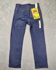 Wrangler 13MWZ Cowboy Cut Original Fit Jeans 34x33 Dark Indigo NWT 100 Cotton