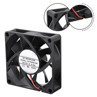 Cooling Solution 12V Lüfter 70x70x20mm Lüfter Starke Kühlleistung