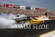 35MM NHRA SLIDE - BRUCE ALLEN 1997 SLICK 50 PRO STOCK CAR AT GATEWAY#14DV