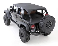 Smittybilt Extended Top Black Diamond For 2010-2018 Jeep Wrangler JK 4 Door