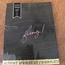 Fling Hosiery By Fashionista Stockings Sandstone 10.5 L