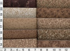 Great Brown Jelly Roll 40 - 2.5" Strips Quilting  Sewing Fabric