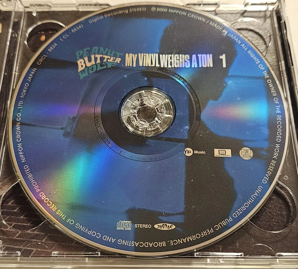Peanut Butter Wolf - Vinyl Weighs a Ton CD 2 DISCS Japan NM- Foto 3 de 4
