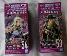 One Piece World Collectible Figure Grand Pirate Capone Bege Basil Hawkins Lot