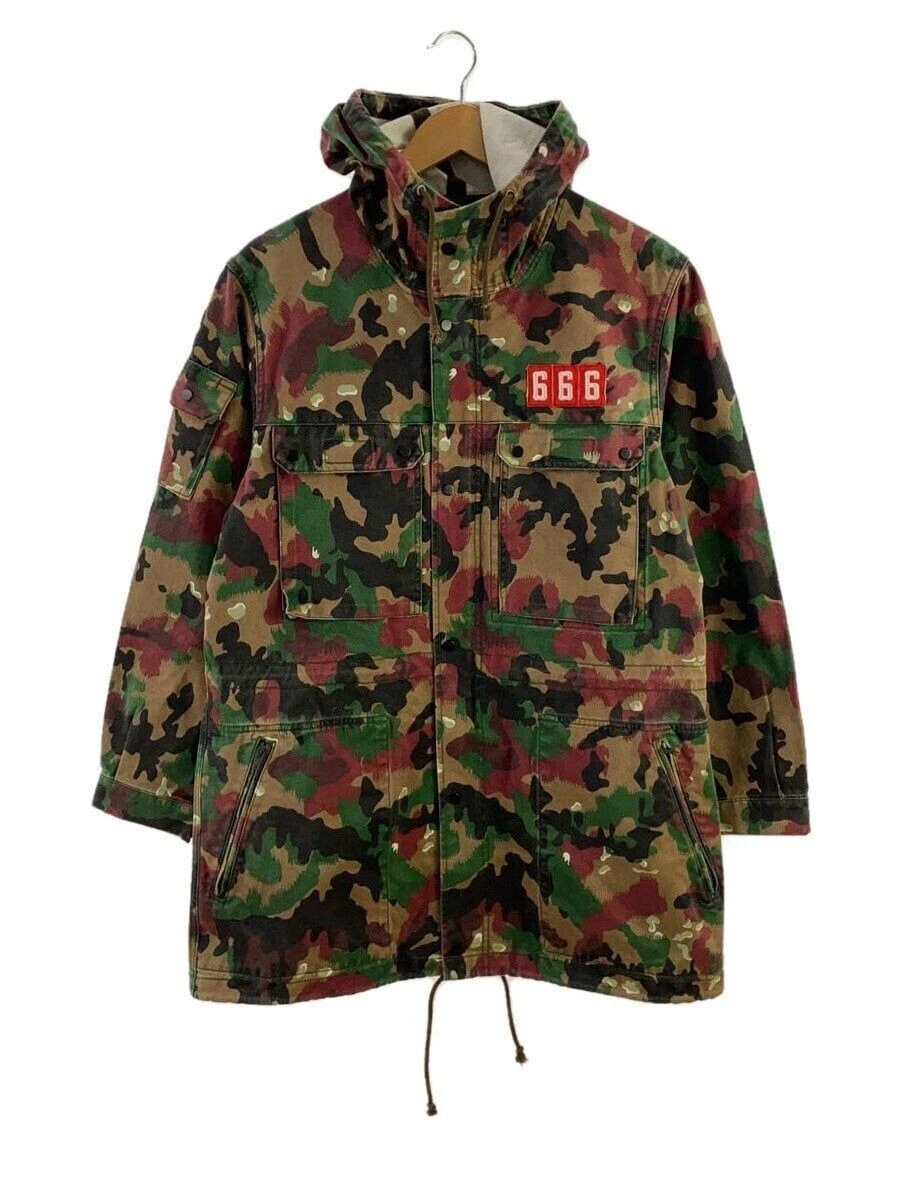 Giacca militare Supreme 17SS Field Parka svizzero mimetico S cotone kaki