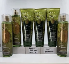 Bath & Body Works  DISNEY PRINCESS TIANA 3 Mist & 3 Hydrating Body Cream,  6 Pcs