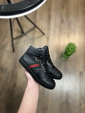 Gucci Leather Shoes Monogram Kids Size 33