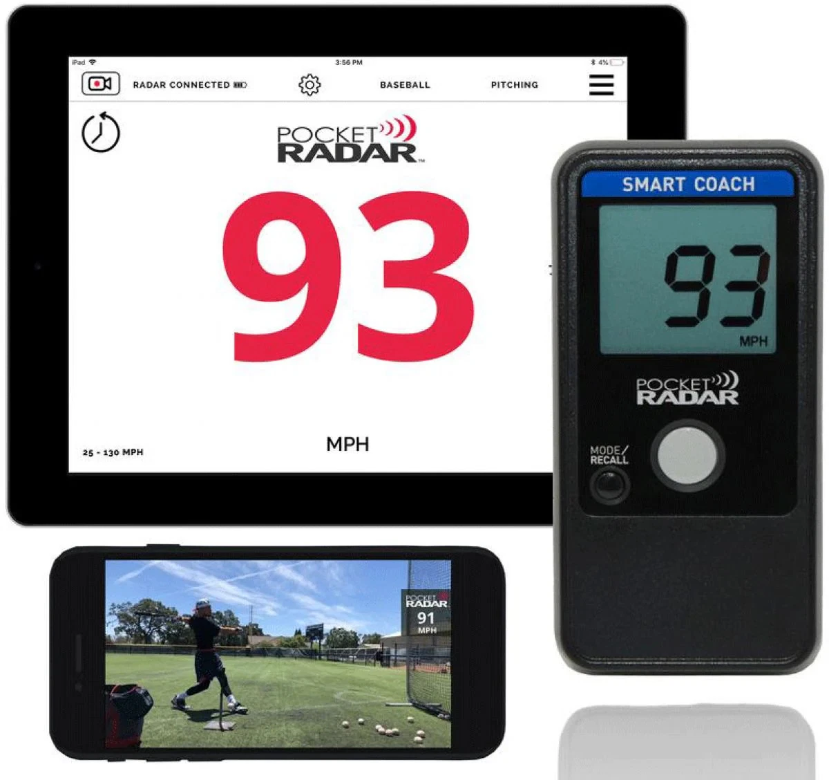 Pistolet Radar De Baseball PLAYAPUT - Mesureur De Vitesse Avec LED - Neuf