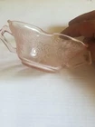 Pink Depression Glass 2 Handed Dish