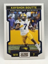 Panini 2023 Score Kayshon Boutte Rookie #350 LSU Tigers Patriots Football Card