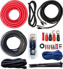 TCK4, 4 Gauge OFC Complete 0 GA Copper Amplifier Install Wiring Kit