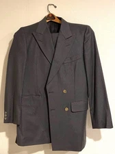 Suit Jacket / Blazer & Slacks - Gray/Black - Joseph Balistrieri Mafia w monogram