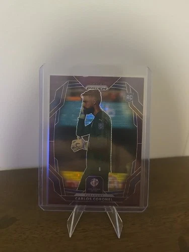 2024 Panini Prizm CONMEBOL Copa America Carlos Coronel #77 Purple Prizm /49 (RC)