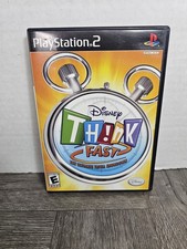 Think Fast Disney (PS2, Sony PlayStation 2, 2008, Mint Disc)  ~  Complete/CIB